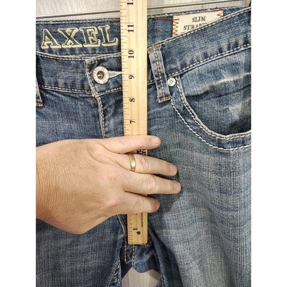 TK Axle Jeans Slim Straight Size 32x30 Western Cowboy Rodeo Ranch Outdoors - Picture 11 of 11